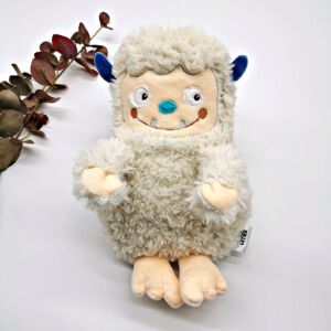 Namenloses Nähgetier Stofftier Yeti