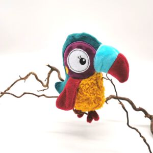 Namenloses Nähgetier Stofftier Tukan