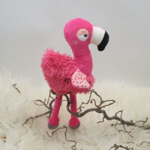 Namenloses Nähgetier Stofftier Flamingo