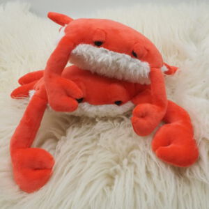 Namenloses Nähgetier Stofftier Krabbe